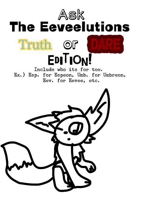 Ask The Eeveelutions Truth Or Dare Edition Kaykay Illustrations Art Street