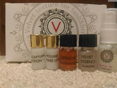 Реконструкция ресниц и бровей VELVET - «Обзор средств составов velvet ...