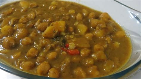 Curry Channa Chickpeas And Aloo Potato Trinidad Vegetarian Caribbe