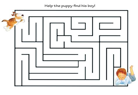 Printable Maze For Kids Activity Learning Printable