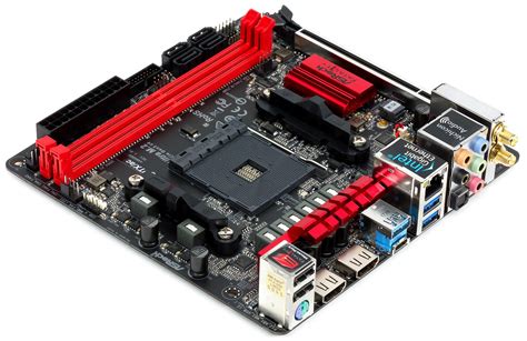 Материнская плата s AM4 AMD X370 ASRock Fatal1ty X370 Gaming ITX ac