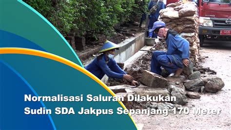 Normalisasi Saluran Di Jalan Borobudur Capai 50 Persen