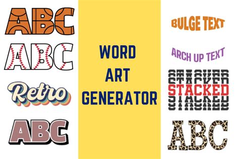 Free Word Art Generator Arch Text Bridge Text And More