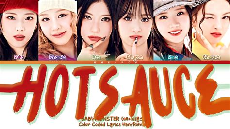 BABYMONSTER 베이비몬스터 HOT SAUCE Color coded Lyrics Han Rom Esp