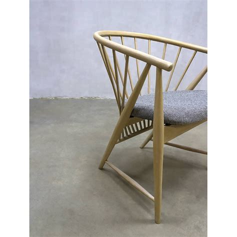 Vintage Sun Feather Spindle Chair By Sonna Rosen For N Ssj Stolfabrik