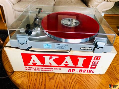 Akai Ap D C Direct Drive Turntable Recently Upgraded Akg P Ed