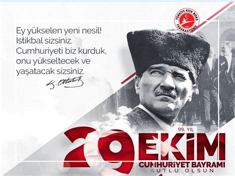 29 Ekim Cumhuriyet Bayramı Kutlu Olsun - Türkiye Kick Boks Federasyonu