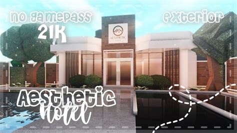 Roblox Bloxburg No Gamepass Aesthetic Hotel Part 1 Minami Oroi