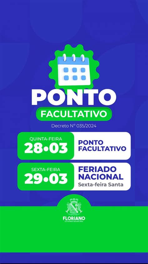 Prefeitura De Floriano Decreta Ponto Facultativo Para A Quinta Feira