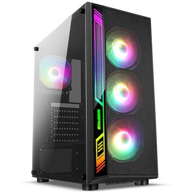 Gabinete Gamer Liketec Matrix Mid Tower Rgb M Atx Mini Atx Atx