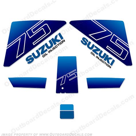 Suzuki 75hp Decal Kit