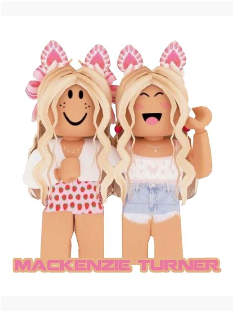 "mackenzie turner funny roblox girl" Poster by Ellie-Thuma | Redbubble