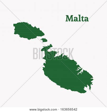 Outline Map Malta Vector Photo Free Trial Bigstock