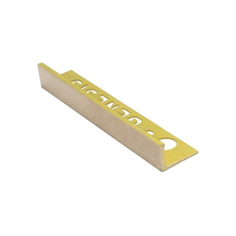 Genesis Brushed Solid Brass Straight Edge Trim M Esb Choice Of Size