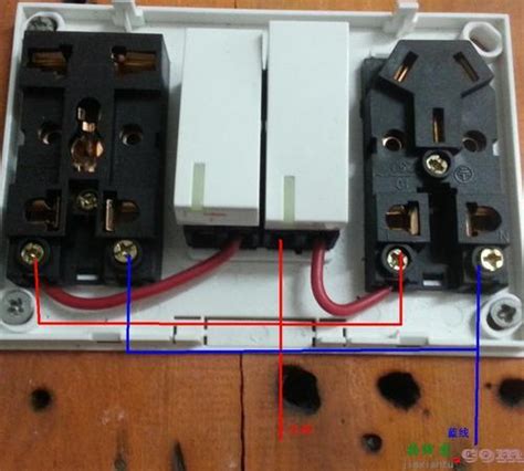 1开5孔开关插座接线图 家用开关插座接线图 接线图网