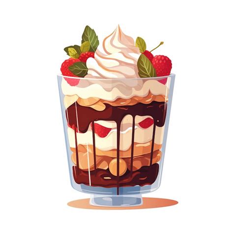 Essen sahne vektor süßes dessert sommer eis illustration kegel