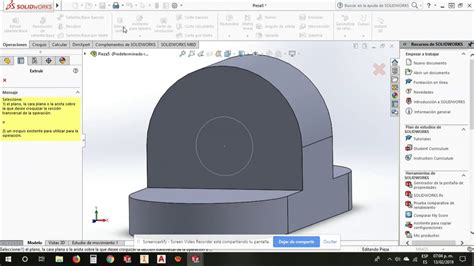 Pieza mecánica 2 con Solidworks v2 YouTube