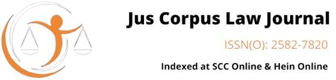 Jus Corpus Indias Highest Indexed Law Journal