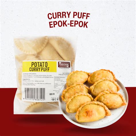 Potato Curry Puff Epok Epok Kentang Frozen Convenience Food Shopee