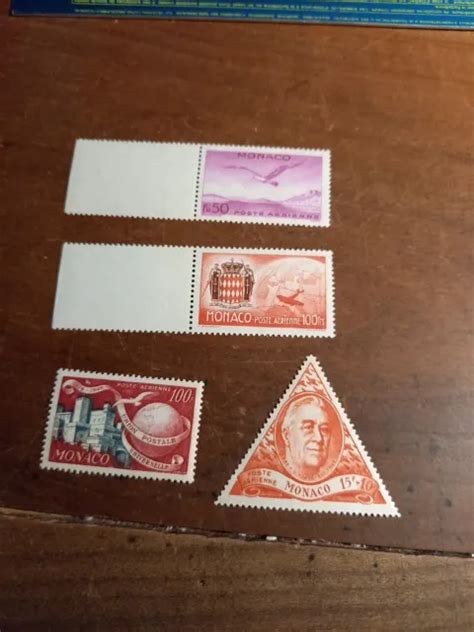 Lot De Timbres Monaco Neufs Poste A Rienne Eur Picclick Fr