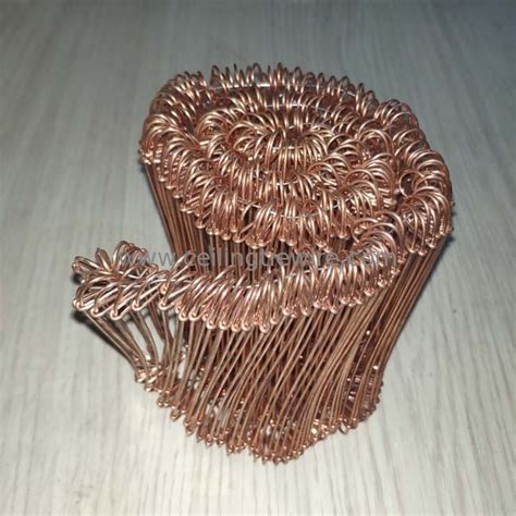 Gauge Copper Wire Ties Antierosion Double Loop Reinforcing Work