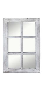 Barnyard Designs Rustic White Barn Wood Window Frames Decorative