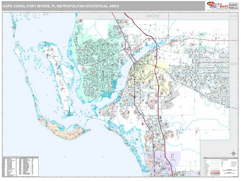 Fort Myers Cape Coral Florida Map