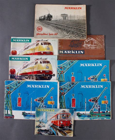 Konvolut Märklin Eisenbahn und Modellbaukästenkataloge auctions