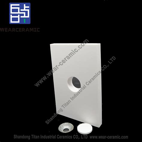 Weldable Taper Plain Arc Tile Alumina Al2O3 Ceramic Lining For Pipe