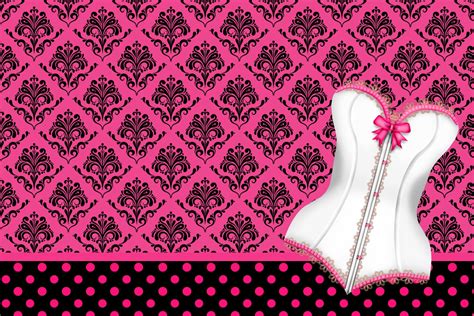 Ch De Lingerie Kit Completo Molduras Para Convites R Tulos Para Guloseimas