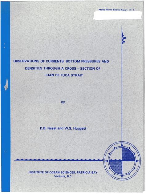 Fillable Online Waves Vagues Dfo Mpo Gc Observations Of Currents