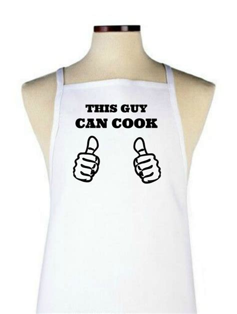 This Guy Can Cook Apron Custom Apron Personalized Apron - Etsy