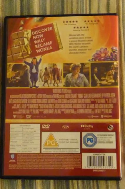 Wonka Dvd 2024 Timothee Chalamet Only Watched Once £875 Picclick Uk