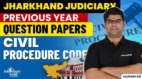 Jharkhand Judiciary Previous Year Paper Solution Civil Procedure Code