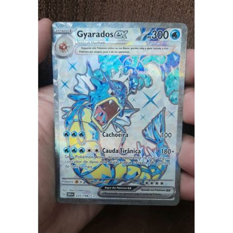 carta pokémon Gyarados Ex Full art NM original copag Shopee Brasil