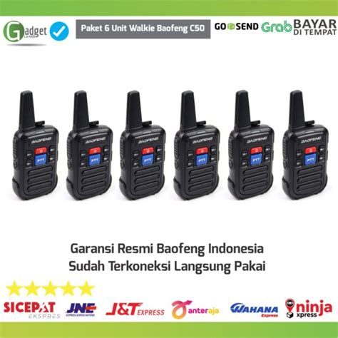 Jual Paket Unit Radio Ht Walkie Talkie Terkoneksi Pas Di Saku Baofeng