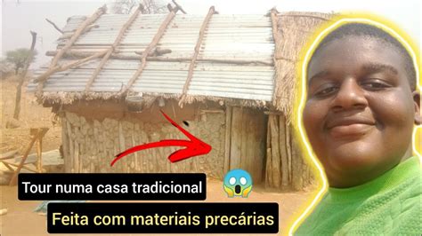 Tour numa casa tradicional na roçaem Moçambique África YouTube