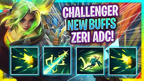 Korean Challenger Insane With Zeri New Buffs Challenger Plays Zeri