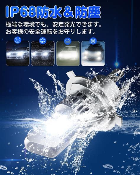 Yahoo オークション SUPAREE PRO h4 led ヘッドライト hi lo 爆光 65