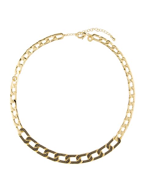 H Stern K Star Station Chain Link Necklace K Yellow Gold Chain