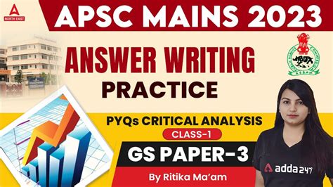 Apsc Mains Preparation 2023 L Apsc Gs Paper Answer Writing Practice L