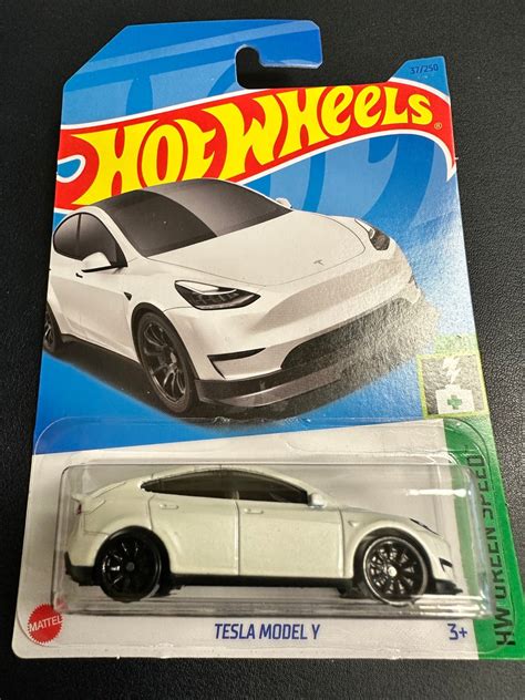 Hot Wheels Tesla Model Y HW Green Speed 1 10 Etsy