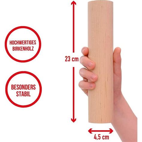 Jeu De Quille Kubb Lancer Chiffres Jouer L Ext Rieur Bois Vikings