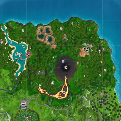 Byba All Chest Spawns Fortnite Chapter 2 Map