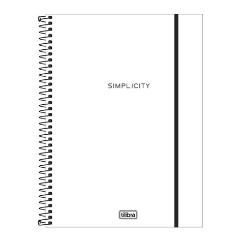 Caderno Univ 1x1 Neon Branco 80 Fls Tilibra Escolar Lepok