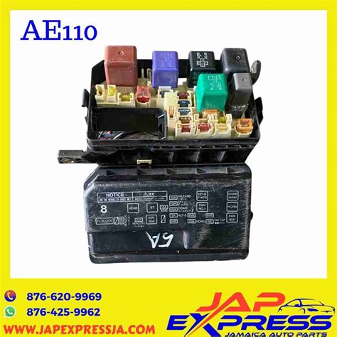 5A FUSE BOX ASSY - TOYOTA COROLLA AE110 1500CC - Jamaica Auto Parts Express