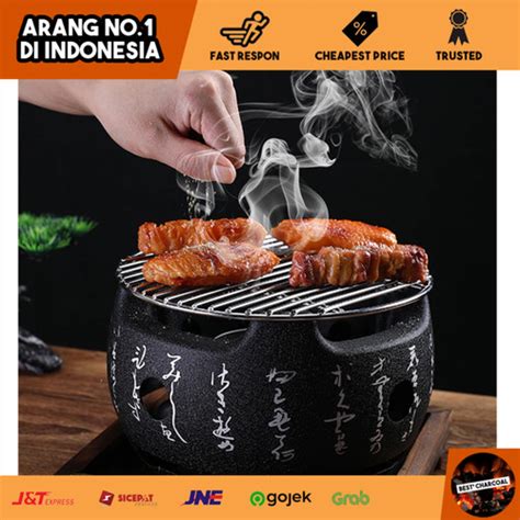 Jual Aihogard Alat Panggang Arang BBQ Japanese Grill Stove 19x19 Cm