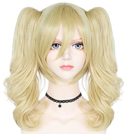 Amazon Anogol Hair Cap Blonde Wig Costume Wig Cosplay Wigs With