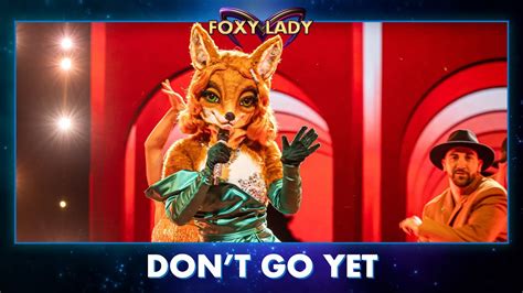 Foxy Lady Don T Go Yet The Masked Singer Seizoen Vtm