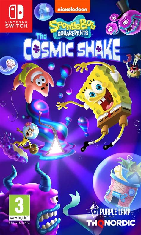 Spongebob Squarepants The Cosmic Shake Box Shot For Nintendo Switch